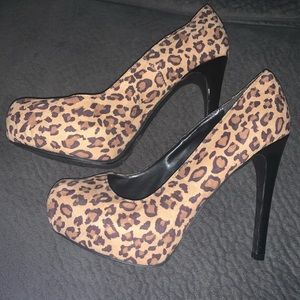 Kardashion Kollection Cheetah Heels